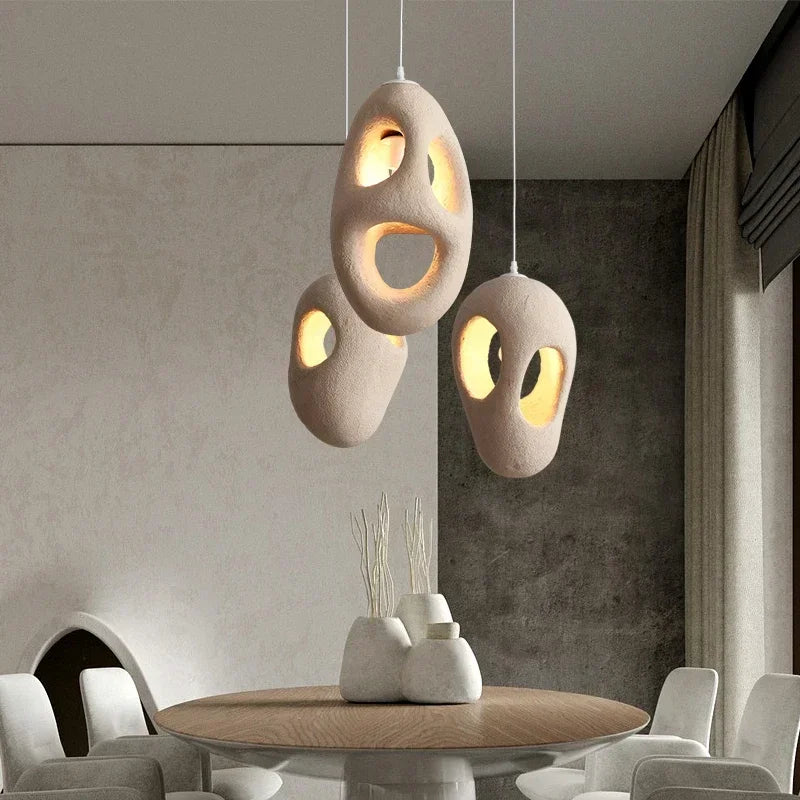 QUIETE Wabi-Sabi Resin Pendant Light — additional product view 2