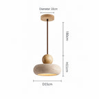 NARA Natural Yellow Stone Pendant Light — additional product view 8