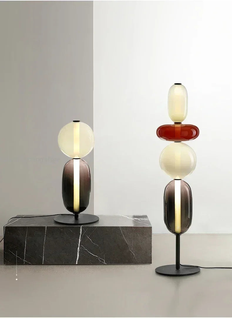 TOTEMA Colored Glass Table and Floor Lamp — additional product view 7