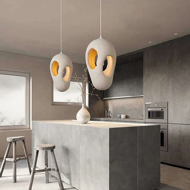 QUIETE Wabi-Sabi Resin Pendant Light — additional product view 5