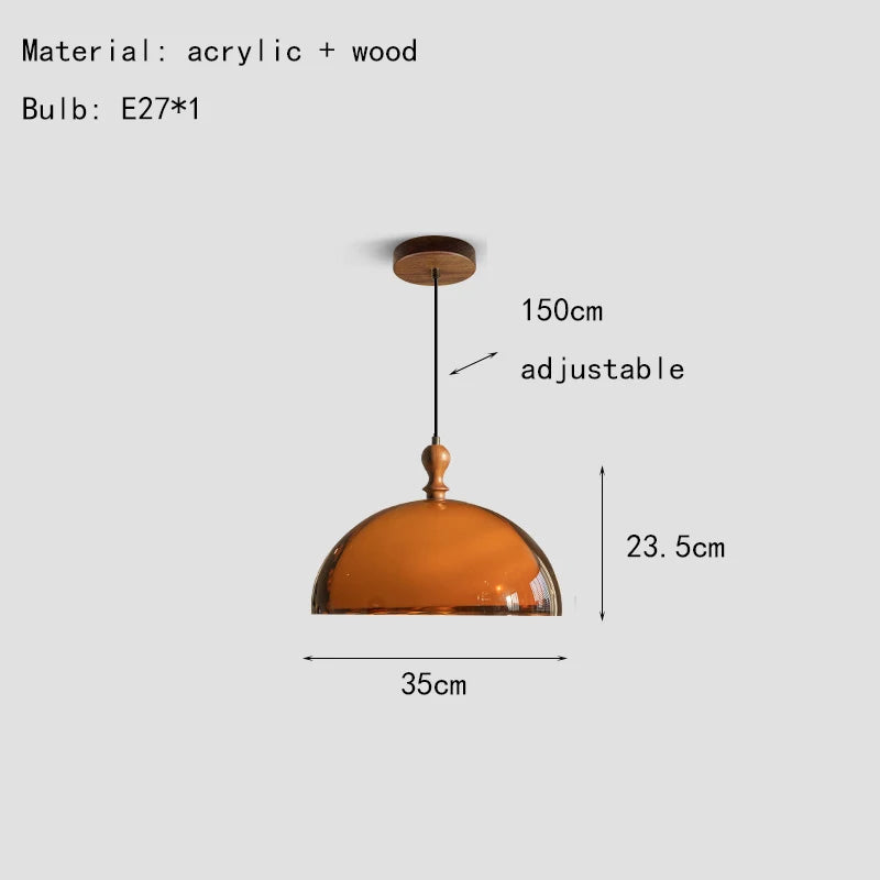 NIVA Acrylic Shade Pendant Light — additional product view 16