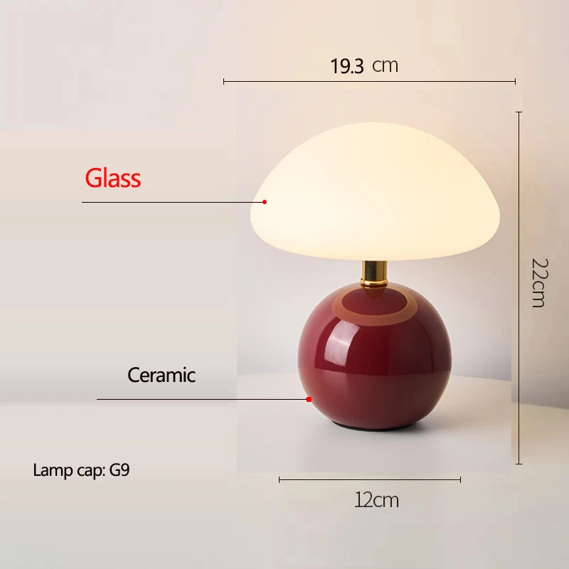 MIRA Mushroom Glass Table Lamp — additional product view 10