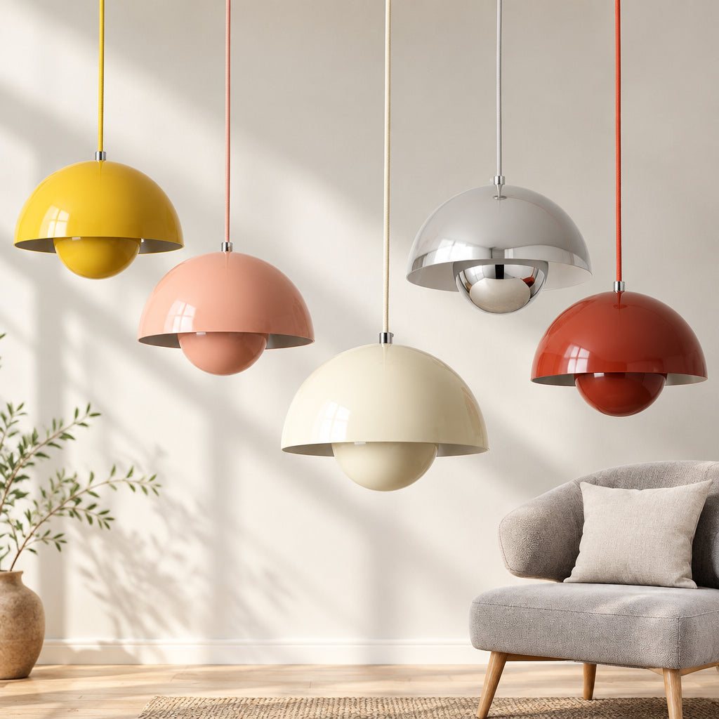 IRIS Flower Bud Metal Pendant Light — additional product view 4