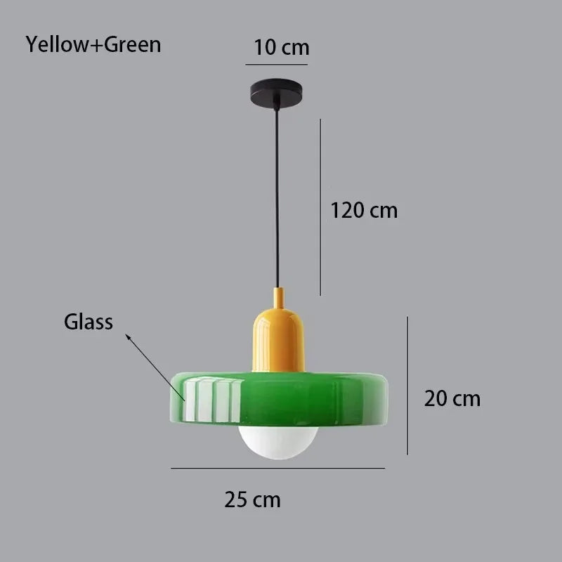 DUET Two-Tone Glass Pendant Light — additional product view 27