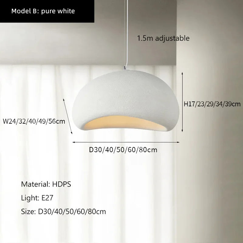 Minimalist Nordic Wabi-Sabi Pendant Light — additional product view 8