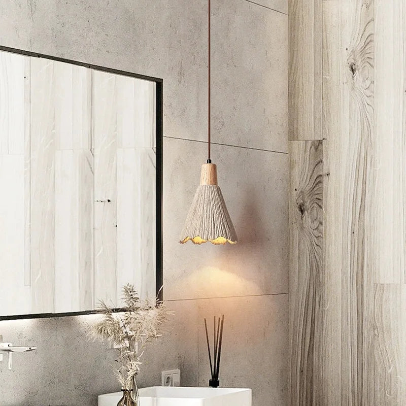 SOLCO Concrete and Wood Pendant Light — additional product view 5