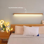 LINJA - Lampada da Parete LED in Legno LINJA - Design Lineare Moderno