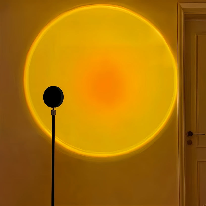 Lampada Proiettore Tramonto LED RGB 16 Colori con Telecomando USB