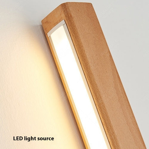 Lampada da Parete LED in Legno LINJA - Design Lineare Moderno