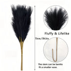 Pampas Grass Artificiale 75cm Decorazione Boho 8 Steli