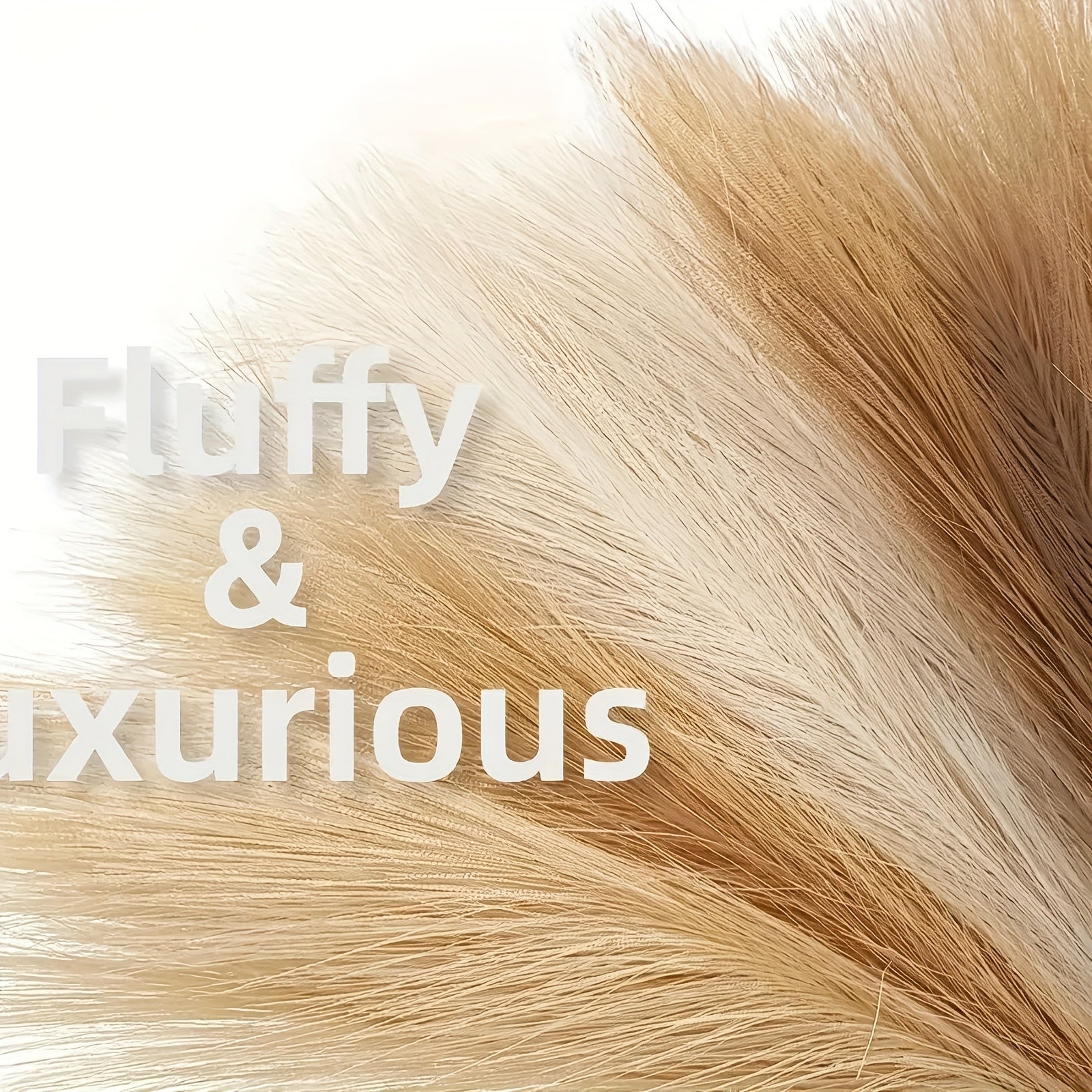 Pampas Grass Decorativa Set 6 Pezzi - Piume Fluffy Beige Naturale per Vasi e Arredamento Boho Chic