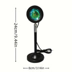Sunset Projector Lamp LED RGB 16 Colors with Remote Control USB