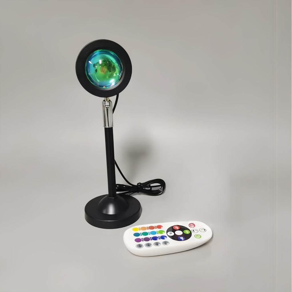 Sunset Projector Lamp LED RGB 16 Colors with Remote Control USB