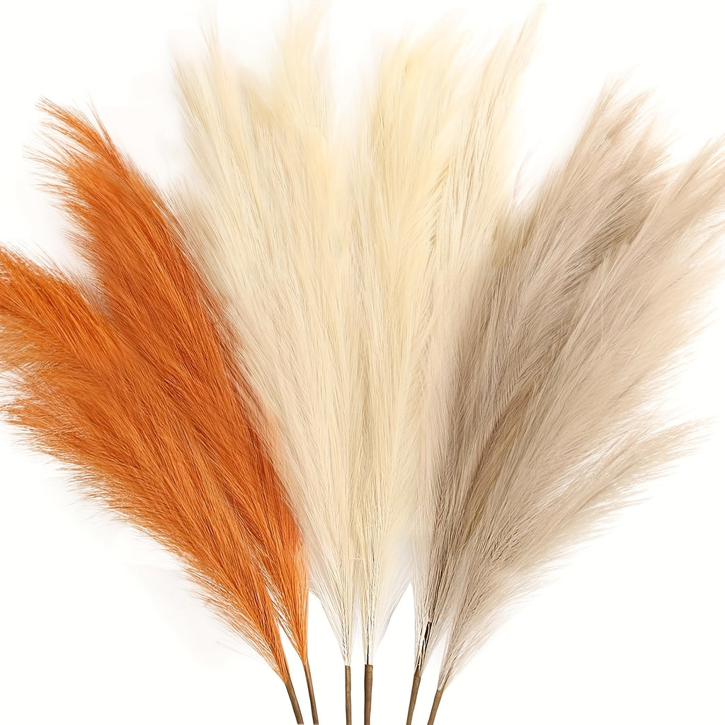 Pampas Grass Artificiale 75cm Decorazione Boho 8 Steli